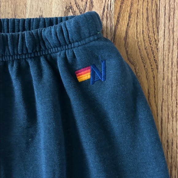 Aviator Nation Bolt Heart Sweatpants XS NWOT - Picture 3 of 5